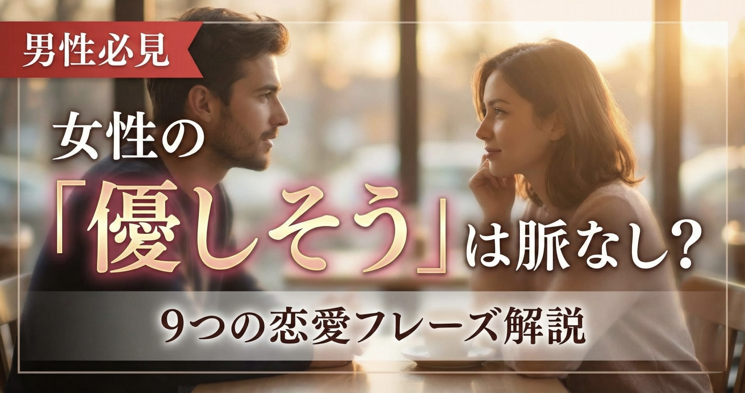 女性の優しそうは脈なし？