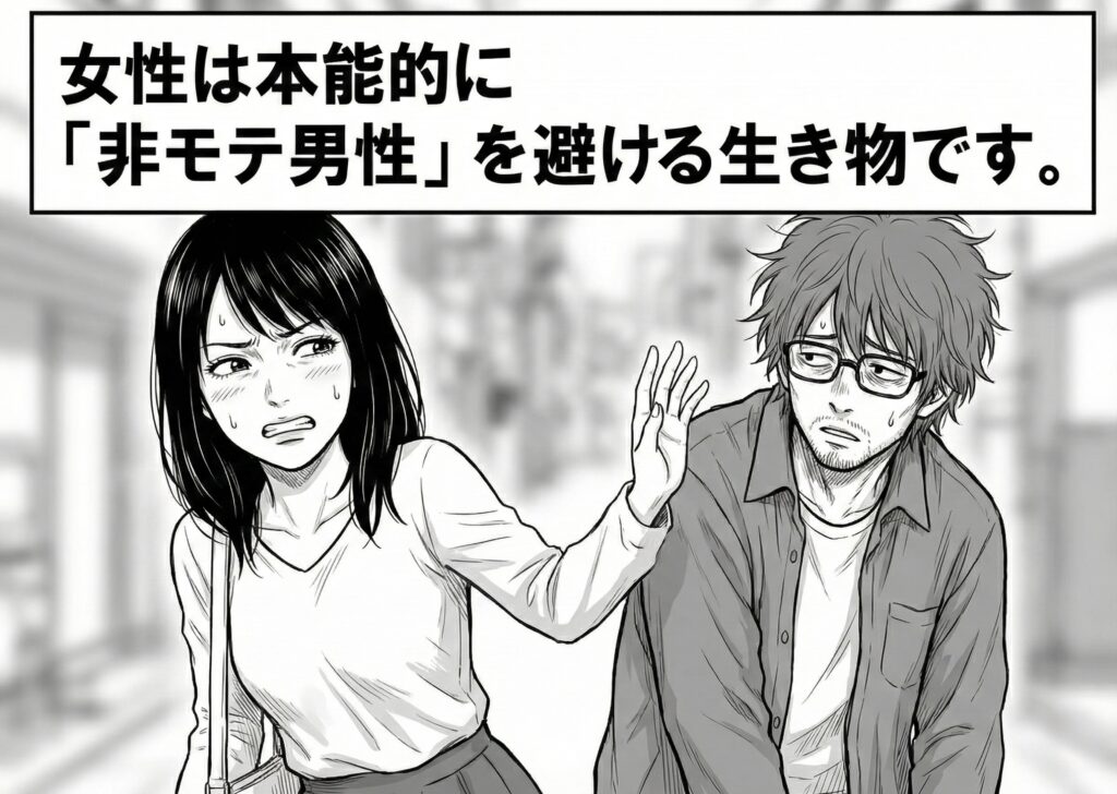 女性は本能的に非モテ男性を避ける