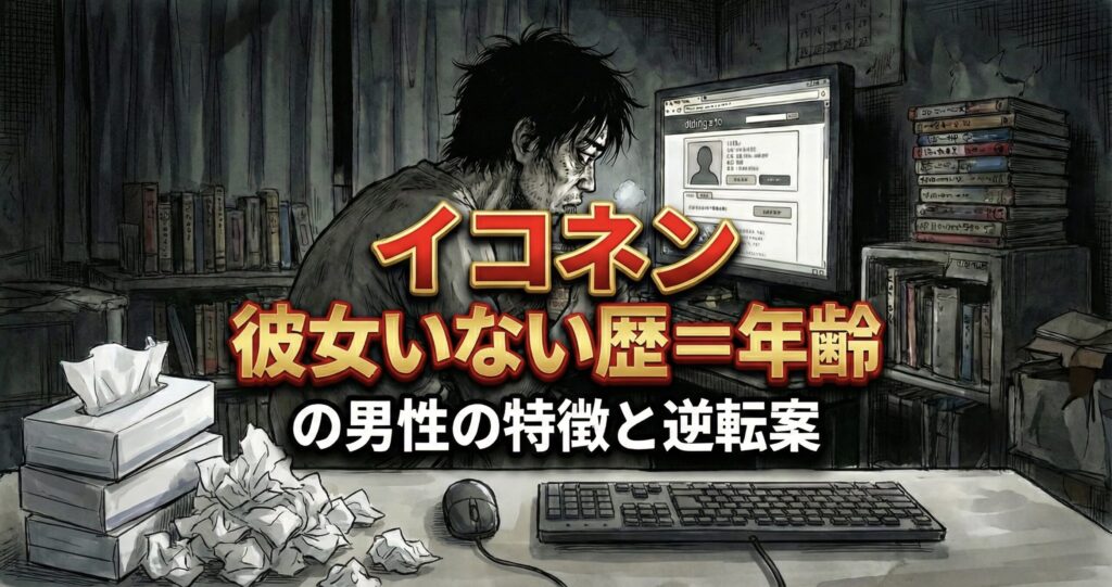 イコネン　彼女いない歴＝年齢 の男性の特徴