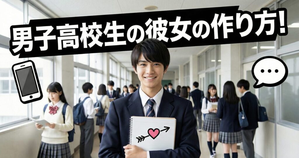 男子高校生の彼女の作り方！マッチングアプリ禁止でもインスタとバイトで彼女を作る方法