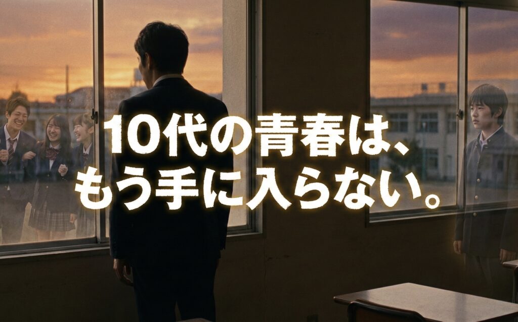 10代の青春は、もう手に入らない。